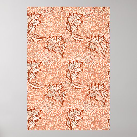 William Morris Botanical Apple Design Poster (Voorkant)