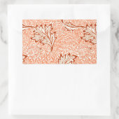 William Morris Botanical Apple Design Rechthoekige Sticker (Tas)