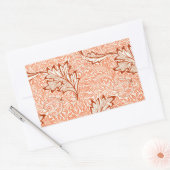 William Morris Botanical Apple Design Rechthoekige Sticker (Envelop)