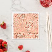 William Morris Botanical Apple Design Servet (Insitu)