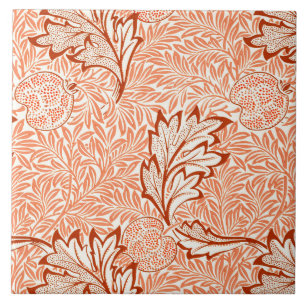 William Morris Botanical Apple Design Tegeltje
