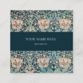 WILLIAM MORRIS BOTANICAL PATTERN VISITEKAARTJE (Voorkant)