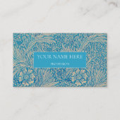 WILLIAM MORRIS BOTANICAL PATTERN VISITEKAARTJE (Voorkant)