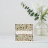 WILLIAM MORRIS BOTANICAL PATTERN VISITEKAARTJE (Staand voorkant)