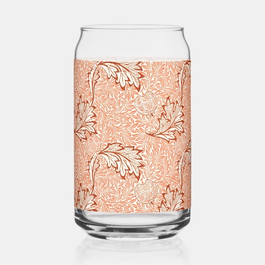 William Morris Botanisch Appelontwerp Blikvorm Glas (Voorkant)