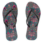 William Morris  Botanisch Patroon Teenslippers (Voetbed)