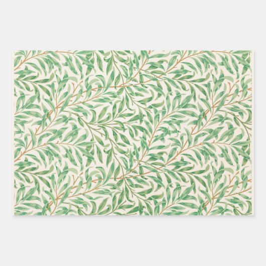 William Morris botanische bundelmix Inpakpapier Vel (Voorkant)