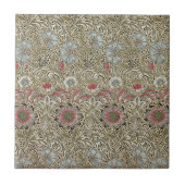 William * Morris Botantical Blauw Wit Beige Roze Tegeltje (Voorkant)