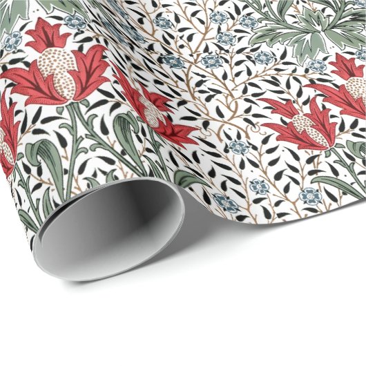 William Morris  Bourne Pattern Cadeaupapier (Rol Hoek)