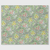  William Morris Bower Flowers Greenery Cadeaupapier (Vlak)