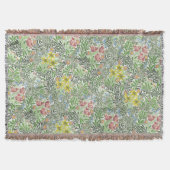  William Morris Bower Flowers Greenery Deken (Voorkant)