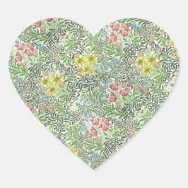  William Morris Bower Flowers Greenery Hart Sticker
