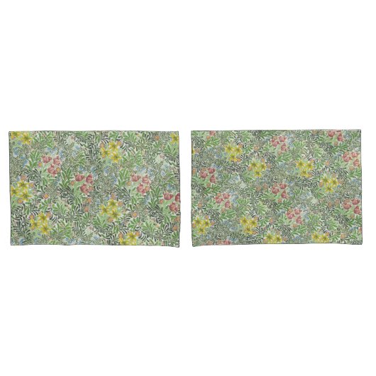  William Morris Bower Flowers Greenery Kussensloop (Voorkant-Set)