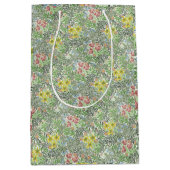 William Morris Bower Flowers Greenery Medium Cadeauzakje (Voorkant)