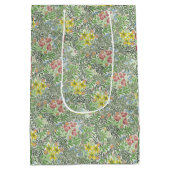  William Morris Bower Flowers Greenery Medium Cadeauzakje (Achterkant)