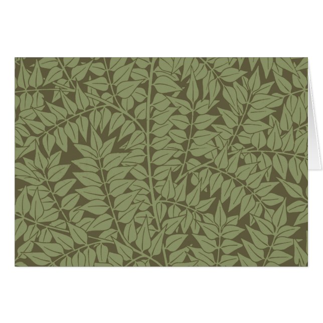 William Morris Branch Leaves Wallpaper (Voorkant Horizontaal)