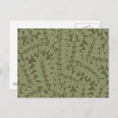 William Morris Branch Leaves Wallpaper Briefkaart (Voorkant / Achterkant)