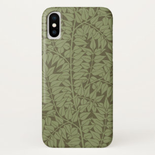 William Morris Branch Leaves Wallpaper Case-Mate iPhone Case