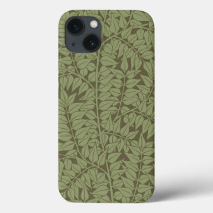 William Morris Branch Leaves Wallpaper Case-Mate iPhone Case
