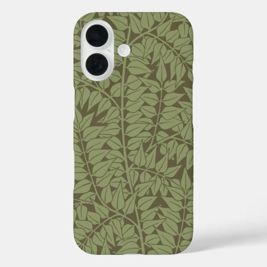 William Morris Branch Leaves Wallpaper Case-Mate iPhone Case (Achterkant)