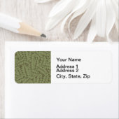 William Morris Branch Leaves Wallpaper Etiket (Insitu)