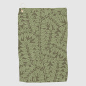 William Morris Branch Leaves Wallpaper Golfhanddoek (Voorkant)