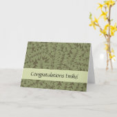 William Morris Branch Leaves Wallpaper Kaart (Gele Bloem)