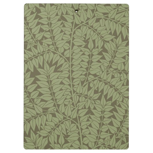 William Morris Branch Leaves Wallpaper Klembord (Achterkant)