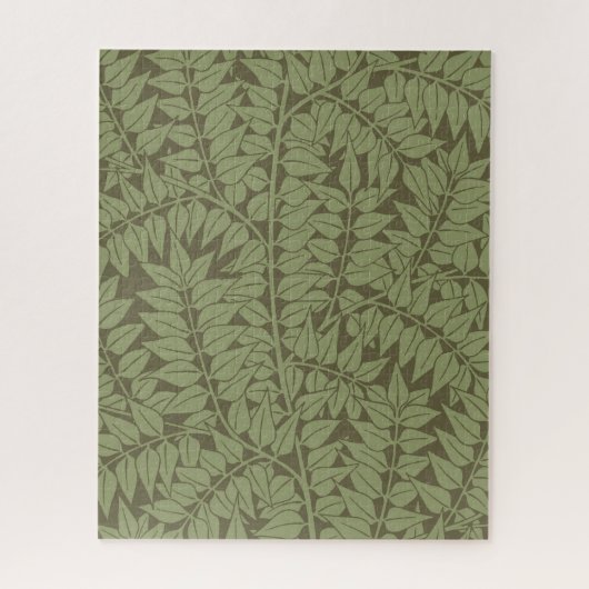 William Morris Branch Leaves Wallpaper Legpuzzel (Verticaal)