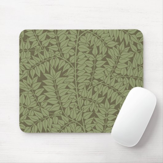 William Morris Branch Leaves Wallpaper Muismat (Met muis)