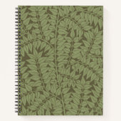 William Morris Branch Leaves Wallpaper Notitieboek (Voorkant)