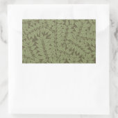 William Morris Branch Leaves Wallpaper Rechthoekige Sticker (Tas)