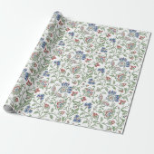 William Morris Brentwood Pattern Cadeaupapier (Uitgerold)