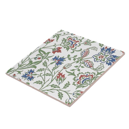 William Morris Brentwood Pattern Tegeltje (Zijkant)