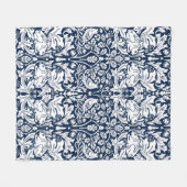 William Morris Brer Konijnenpatroon Fleece Deken (Voorkant (Horizontaal))