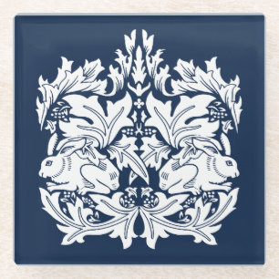William Morris Brer Konijnenpatroon Glazen Onderzetter