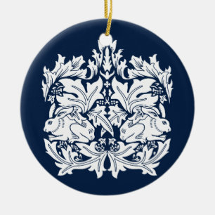 William Morris Brer Konijnenpatroon Keramisch Ornament