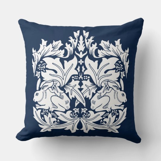 William Morris Brer Konijnenpatroon Kussen (Voorkant)
