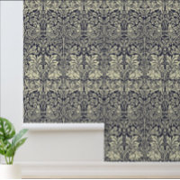 William Morris Brer Rabbit  Blue Pattern