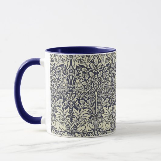 William Morris Brer Rabbit  Blue Pattern Mok (Links)