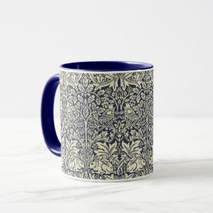 William Morris Brer Rabbit  Blue Pattern Mok