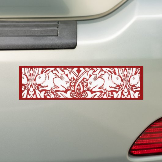 William Morris - Brer Rabbit Bumpersticker (Op auto)