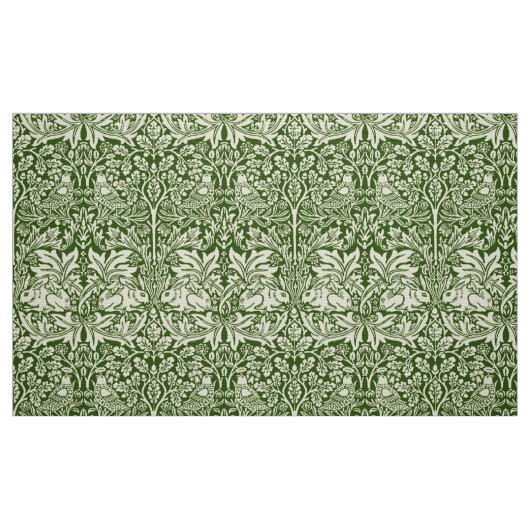 William Morris Brer Rabbit Dark Green Pattern Stof (Fat Quarter)