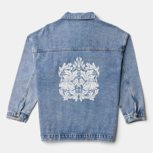 William Morris Brer Rabbit-patroon Denim Jacket (Achterkant)