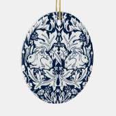 William Morris Brer Rabbit Patroon Keramisch Ornament (Rechts)