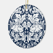 William Morris Brer Rabbit Patroon Keramisch Ornament (Links)