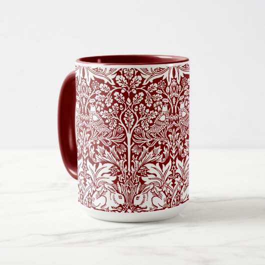 William Morris Brer Rabbit Pattern Mok (Voorkant links)