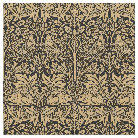 William Morris Brer Rabbit Pattern Stof (Close Up)