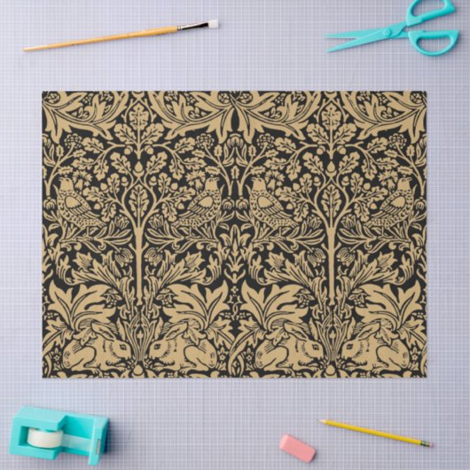 William Morris Brer Rabbit  Pattern Tissuepapier (Craft)