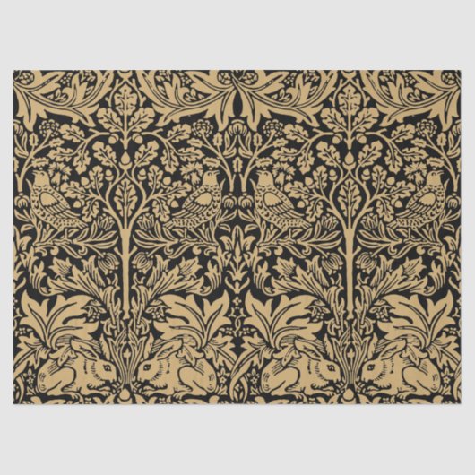 William Morris Brer Rabbit  Pattern Tissuepapier (Voorkant)